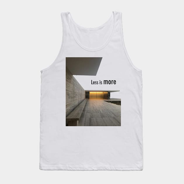 Less is more Tank Top by ScrambledPsychology